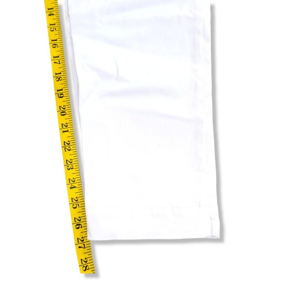 SOFT SURROUNDINGS WHITE STRAIGHT LEG FULL LENGTH STRETCH PANTS SIZE Large - Picture 5 of 11